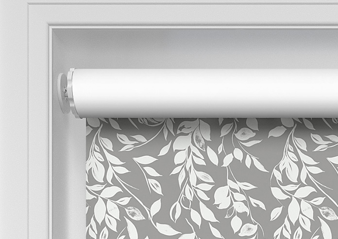 Hanging Greenery, Grey - Twist&Fit Roller Blind - Image 10